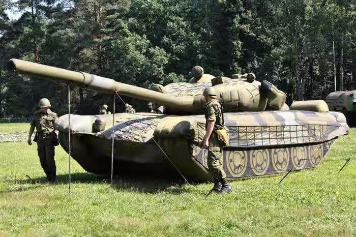 铜陵部队充气坦克